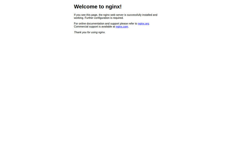 Welcome to nginx!网站快照