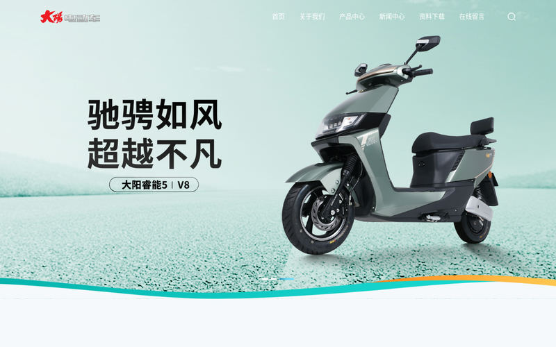 无锡大阳电动科技有限公司网站快照