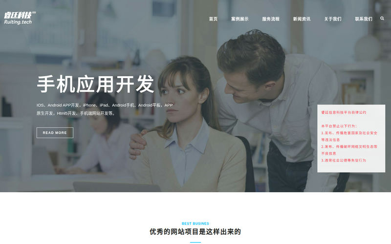 无锡睿廷科技|ruiting.tech|系统开发网站快照