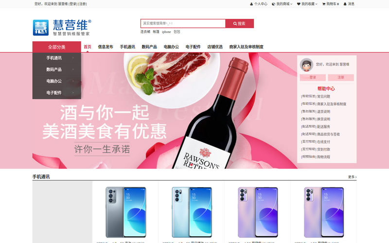 慧营维网站快照