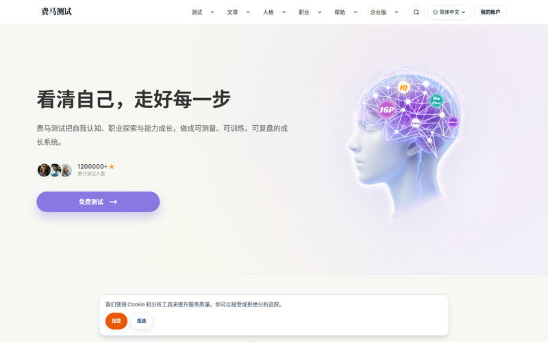 FermatMind / 费马测试网站快照