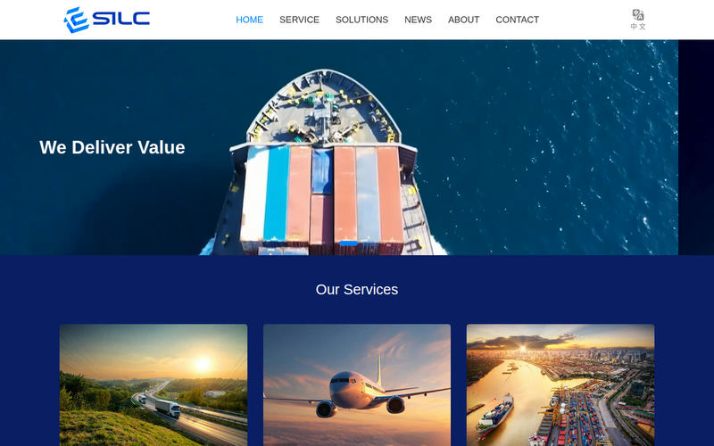 Jiangsu Syntrans International Logistics Co., Ltd.网站快照