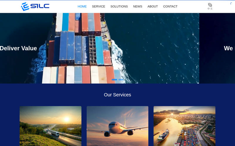 Jiangsu Syntrans International Logistics Co., Ltd.网站快照