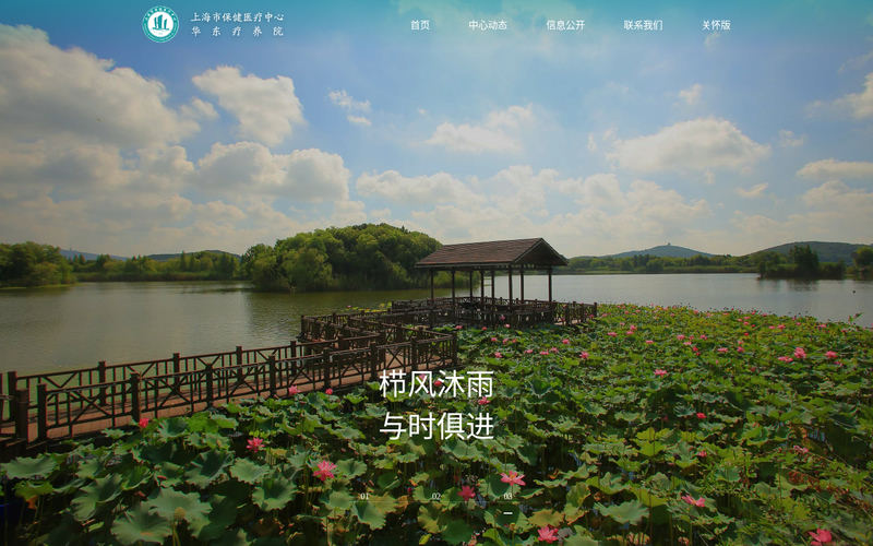 上海市保健医疗中心网站快照