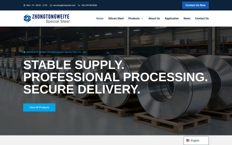 China Silicon Steel Manufacturer & Exporter | Steel Products | zhongtong weiye网站快照