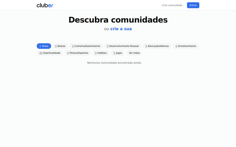 Cluber网站快照