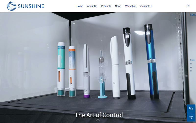 Jiangyin Sunshine Import & Export Co., Ltd.网站快照