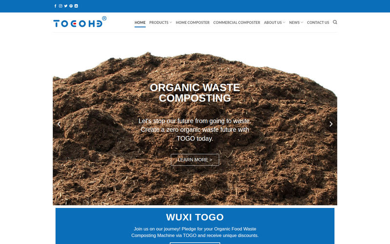 TOGO Provides High-quality Composters And Food Waste Disposal Equipment, So That Your Waste Can Be Treated In The Best Possible Way.网站快照