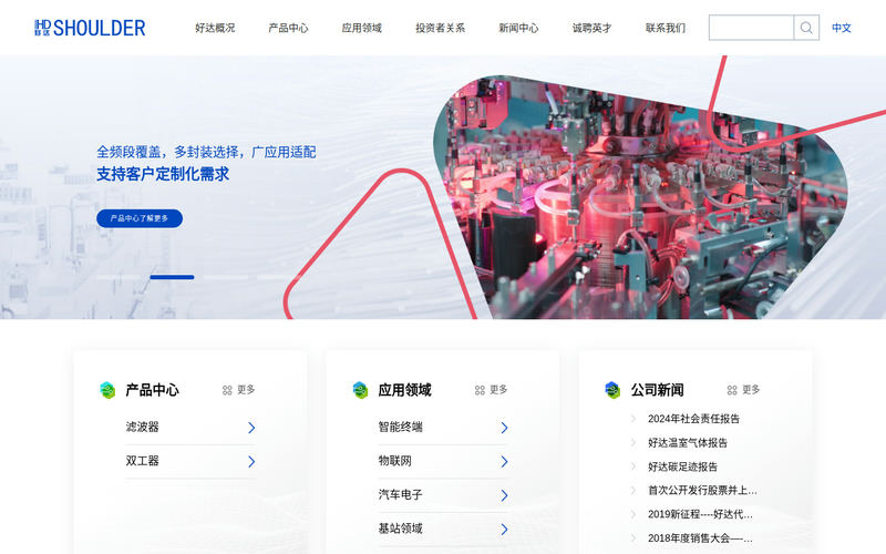 无锡市好达电子股份有限公司网站快照