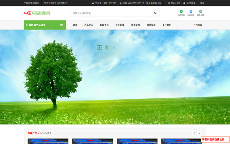 环氧树脂 - 中国环氧树脂网网站快照